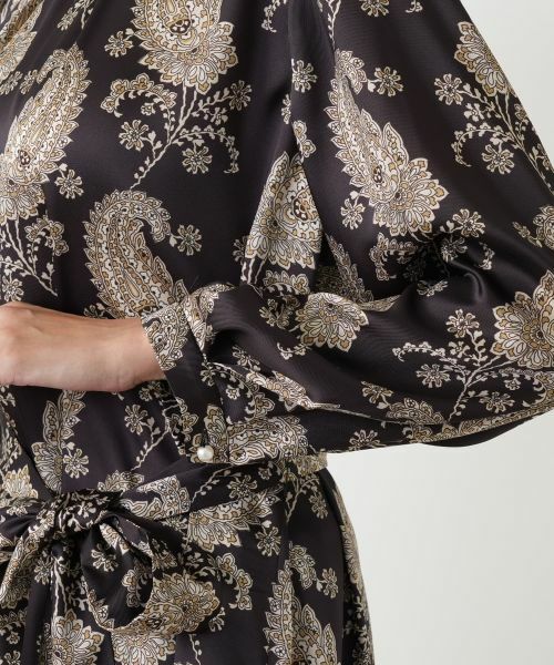 Leilian PLUS HOUSE / レリアンプラスハウス ドレス | ペイズリー柄ワンピース【ROCHAS Premiere】 | 詳細10