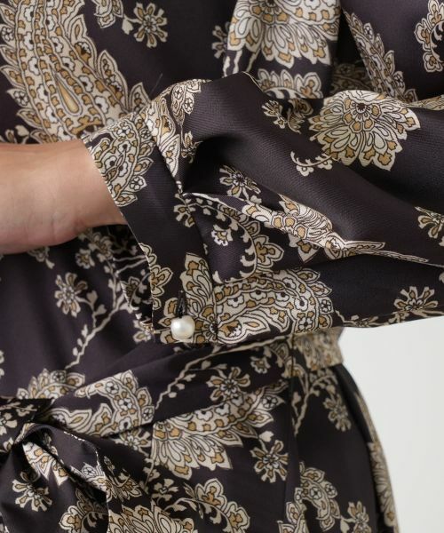 Leilian PLUS HOUSE / レリアンプラスハウス ドレス | ペイズリー柄ワンピース【ROCHAS Premiere】 | 詳細11