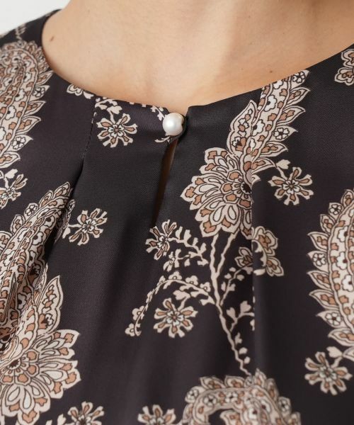 Leilian PLUS HOUSE / レリアンプラスハウス ドレス | ペイズリー柄ワンピース【ROCHAS Premiere】 | 詳細14