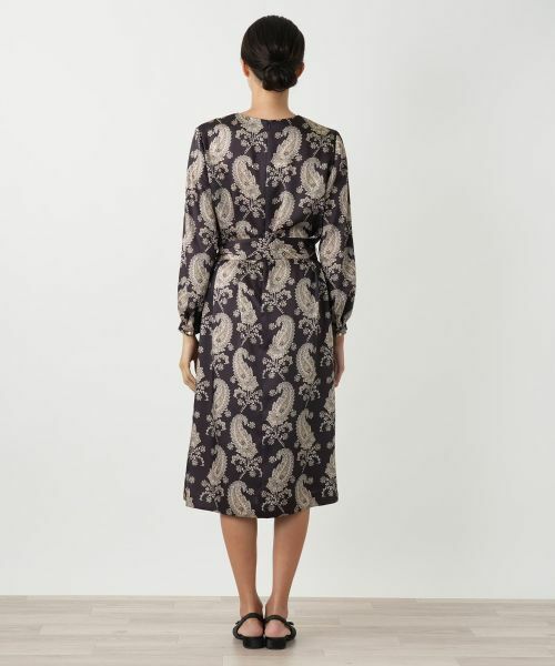 Leilian PLUS HOUSE / レリアンプラスハウス ドレス | ペイズリー柄ワンピース【ROCHAS Premiere】 | 詳細7