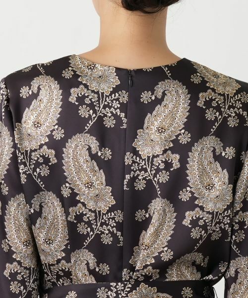 Leilian PLUS HOUSE / レリアンプラスハウス ドレス | ペイズリー柄ワンピース【ROCHAS Premiere】 | 詳細9