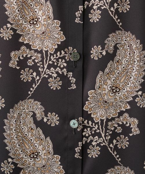 Leilian PLUS HOUSE / レリアンプラスハウス シャツ・ブラウス | ペイズリー柄バンドカラーブラウス【ROCHAS Premiere】 | 詳細13