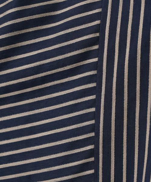 Leilian PLUS HOUSE / レリアンプラスハウス シャツ・ブラウス | ストライプバンドカラーブラウス【ROCHAS Premiere】 | 詳細13