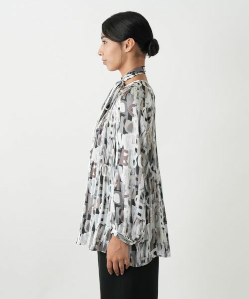 Leilian PLUS HOUSE / レリアンプラスハウス シャツ・ブラウス | プリントボウタイブラウス【ROCHAS Premiere】 | 詳細6