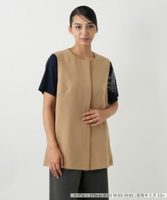 Leilian PLUS HOUSE / レリアンプラスハウス テーラードジャケット | 比翼ベスト【ROCHAS Premiere】