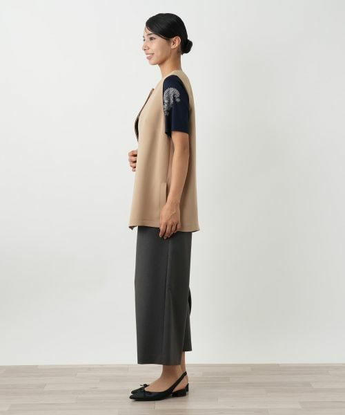 Leilian PLUS HOUSE / レリアンプラスハウス テーラードジャケット | 比翼ベスト【ROCHAS Premiere】 | 詳細2