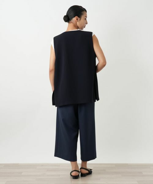 Leilian PLUS HOUSE / レリアンプラスハウス テーラードジャケット | 比翼ベスト【ROCHAS Premiere】 | 詳細6