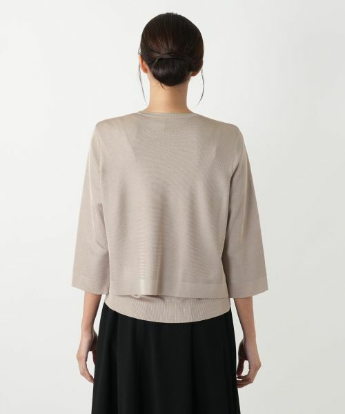 Leilian PLUS HOUSE / レリアンプラスハウス カーディガン・ボレロ | ラメニットカーディガン【BOURGE】 | 詳細12