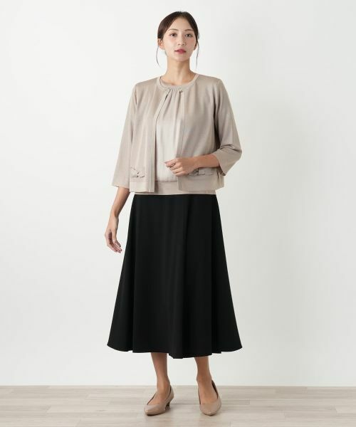 Leilian PLUS HOUSE / レリアンプラスハウス カーディガン・ボレロ | ラメニットカーディガン【BOURGE】 | 詳細7