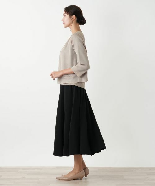 Leilian PLUS HOUSE / レリアンプラスハウス カーディガン・ボレロ | ラメニットカーディガン【BOURGE】 | 詳細8