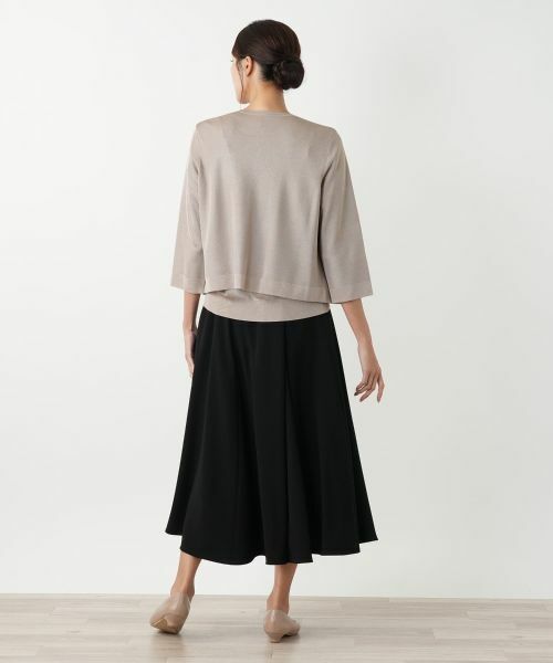 Leilian PLUS HOUSE / レリアンプラスハウス カーディガン・ボレロ | ラメニットカーディガン【BOURGE】 | 詳細9