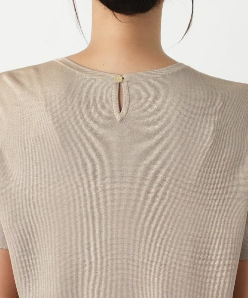 Leilian PLUS HOUSE / レリアンプラスハウス ニット・セーター | 異素材切替ラメニット【BOURGE】 | 詳細14