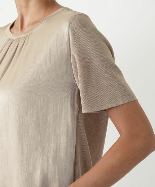 Leilian PLUS HOUSE / レリアンプラスハウス ニット・セーター | 異素材切替ラメニット【BOURGE】 | 詳細15