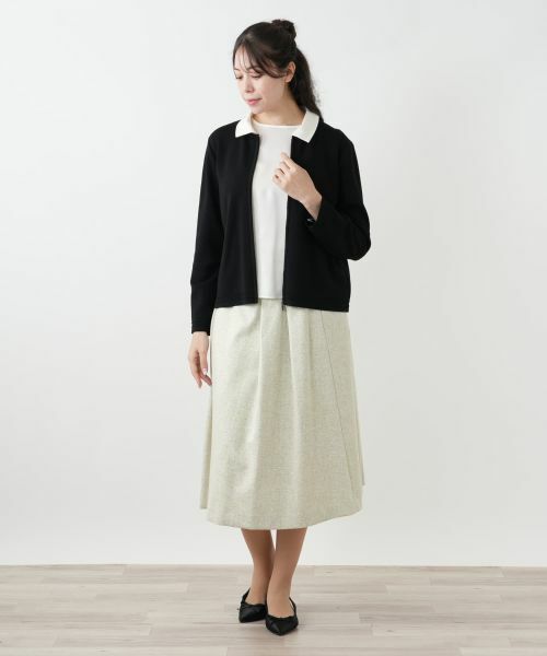 Leilian PLUS HOUSE / レリアンプラスハウス テーラードジャケット | 2WAYジャケット【BOURGE】 | 詳細1