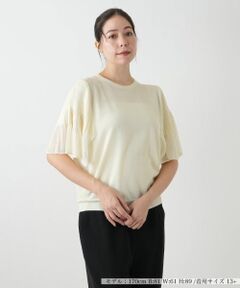 Leilian PLUS HOUSE / レリアンプラスハウス ニット・セーター | プリーツスリーブニット【BOURGE】