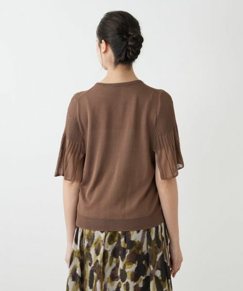 Leilian PLUS HOUSE / レリアンプラスハウス ニット・セーター | プリーツスリーブニット【BOURGE】 | 詳細12