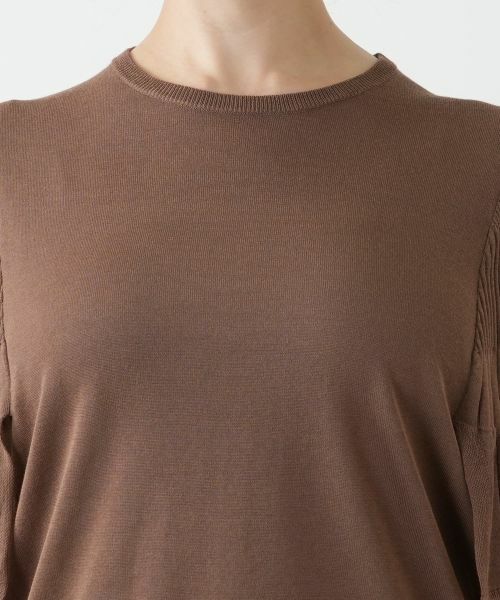 Leilian PLUS HOUSE / レリアンプラスハウス ニット・セーター | プリーツスリーブニット【BOURGE】 | 詳細13