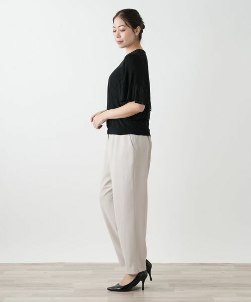 Leilian PLUS HOUSE / レリアンプラスハウス ニット・セーター | プリーツスリーブニット【BOURGE】 | 詳細2