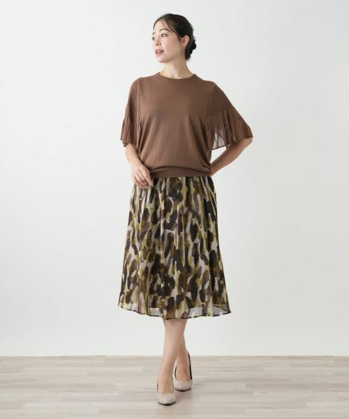 Leilian PLUS HOUSE / レリアンプラスハウス ニット・セーター | プリーツスリーブニット【BOURGE】 | 詳細7