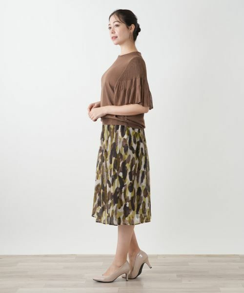 Leilian PLUS HOUSE / レリアンプラスハウス ニット・セーター | プリーツスリーブニット【BOURGE】 | 詳細8