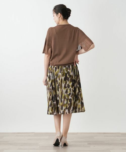 Leilian PLUS HOUSE / レリアンプラスハウス ニット・セーター | プリーツスリーブニット【BOURGE】 | 詳細9