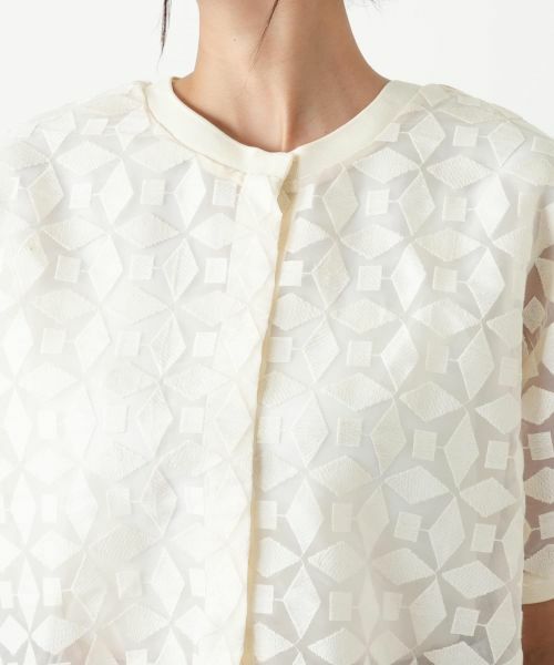 Leilian PLUS HOUSE / レリアンプラスハウス テーラードジャケット | ノーカラージャケット【BOURGE】 | 詳細10