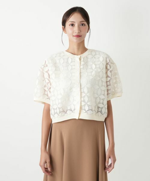 Leilian PLUS HOUSE / レリアンプラスハウス テーラードジャケット | ノーカラージャケット【BOURGE】 | 詳細7