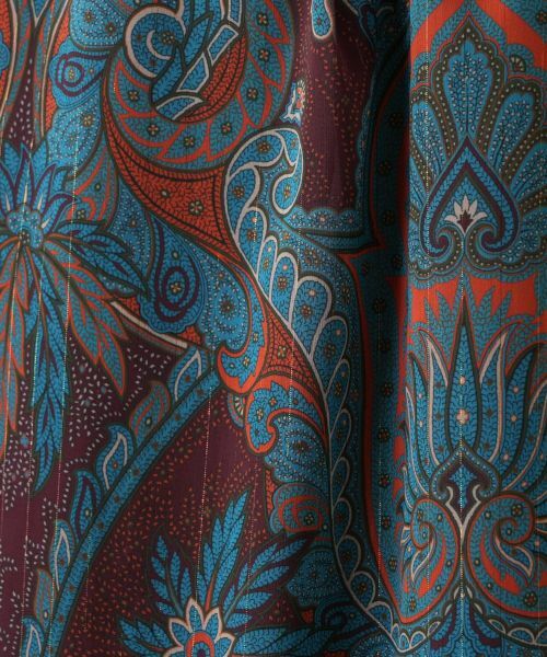 Leilian PLUS HOUSE / レリアンプラスハウス ミニ・ひざ丈スカート | ペイズリー柄ティアードスカート【BOURGE】 | 詳細13