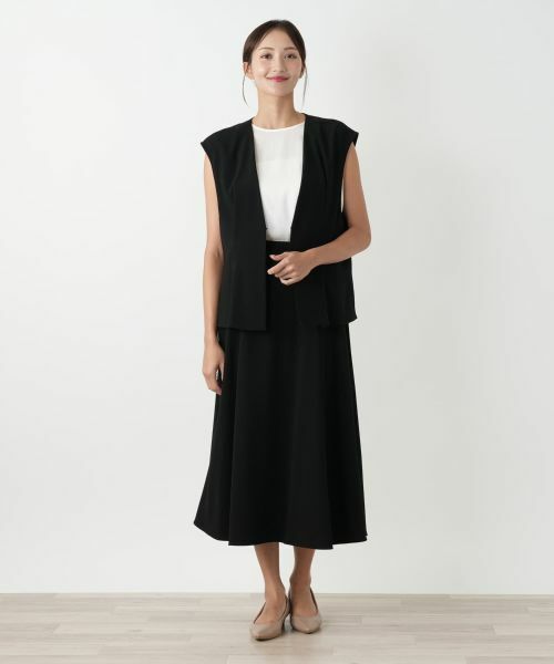 Leilian PLUS HOUSE / レリアンプラスハウス テーラードジャケット | Vネックベスト【BOURGE】 | 詳細1