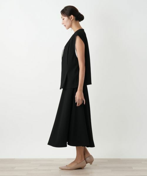 Leilian PLUS HOUSE / レリアンプラスハウス テーラードジャケット | Vネックベスト【BOURGE】 | 詳細2