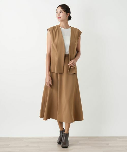 Leilian PLUS HOUSE / レリアンプラスハウス テーラードジャケット | Vネックベスト【BOURGE】 | 詳細4