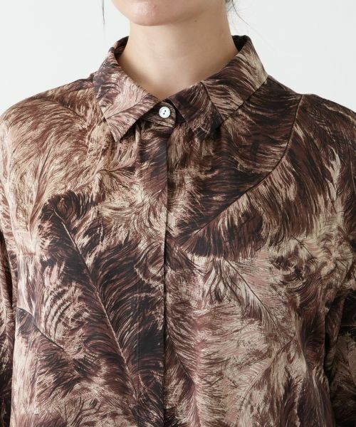 Leilian PLUS HOUSE / レリアンプラスハウス シャツ・ブラウス | プリントシャツブラウス【BOURGE】 | 詳細10