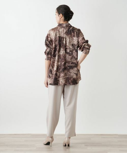 Leilian PLUS HOUSE / レリアンプラスハウス シャツ・ブラウス | プリントシャツブラウス【BOURGE】 | 詳細6