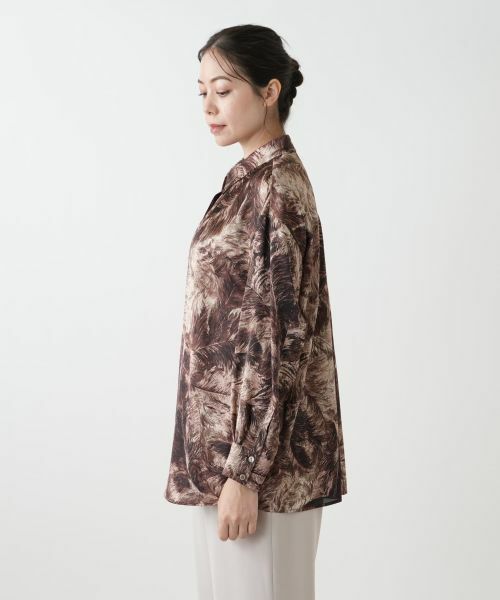 Leilian PLUS HOUSE / レリアンプラスハウス シャツ・ブラウス | プリントシャツブラウス【BOURGE】 | 詳細8