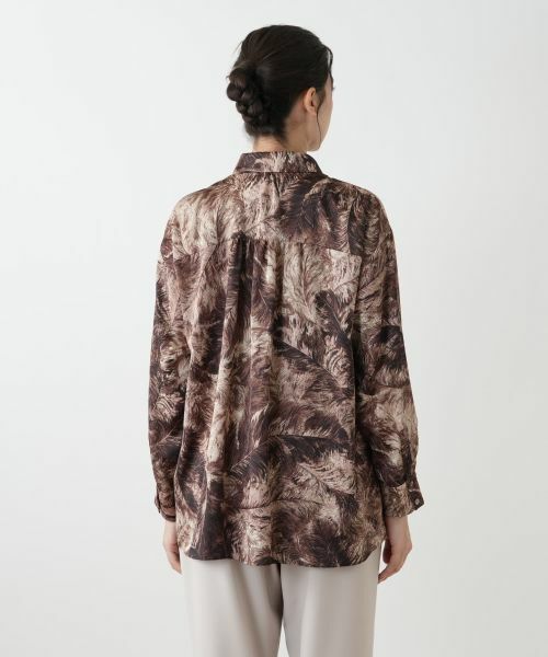 Leilian PLUS HOUSE / レリアンプラスハウス シャツ・ブラウス | プリントシャツブラウス【BOURGE】 | 詳細9