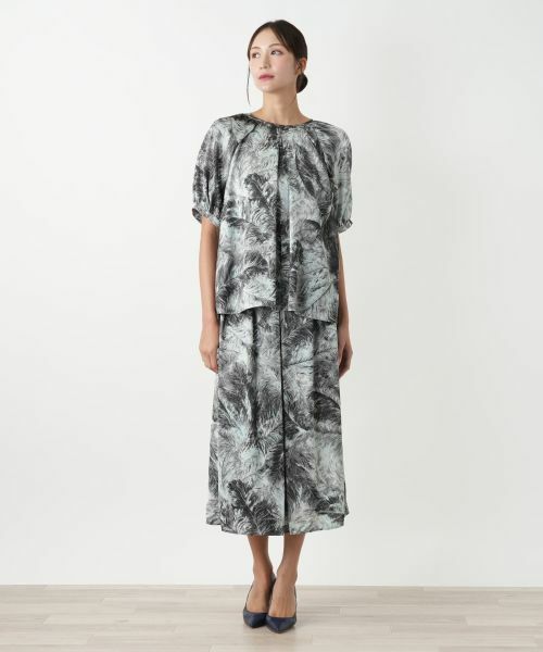 Leilian PLUS HOUSE / レリアンプラスハウス シャツ・ブラウス | プリントブラウス【BOURGE】 | 詳細1