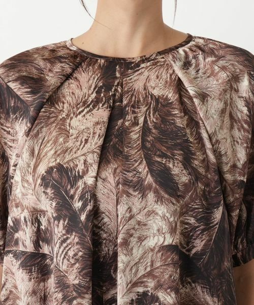 Leilian PLUS HOUSE / レリアンプラスハウス シャツ・ブラウス | プリントブラウス【BOURGE】 | 詳細10
