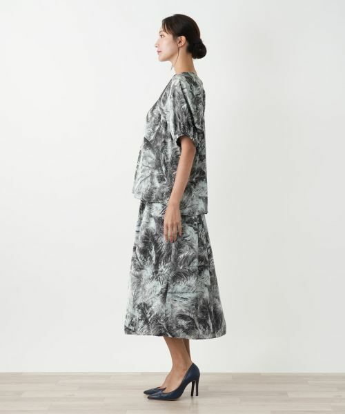 Leilian PLUS HOUSE / レリアンプラスハウス シャツ・ブラウス | プリントブラウス【BOURGE】 | 詳細2