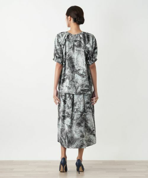 Leilian PLUS HOUSE / レリアンプラスハウス シャツ・ブラウス | プリントブラウス【BOURGE】 | 詳細3