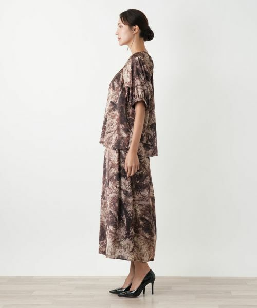 Leilian PLUS HOUSE / レリアンプラスハウス シャツ・ブラウス | プリントブラウス【BOURGE】 | 詳細5