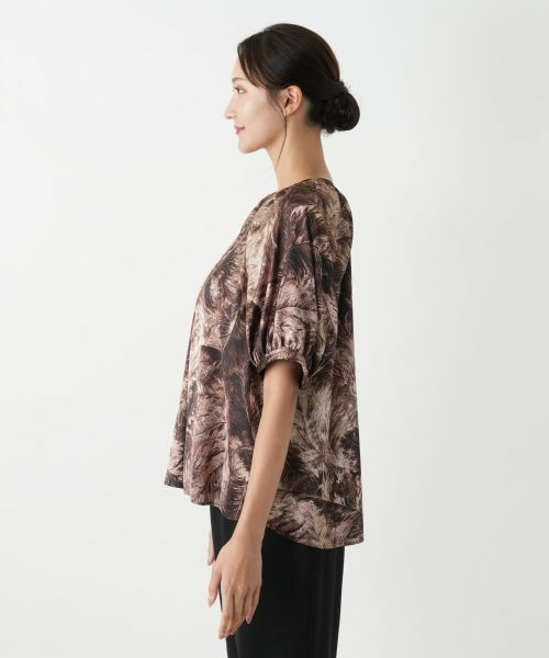 Leilian PLUS HOUSE / レリアンプラスハウス シャツ・ブラウス | プリントブラウス【BOURGE】 | 詳細8