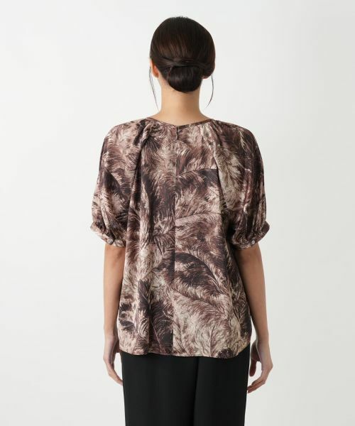 Leilian PLUS HOUSE / レリアンプラスハウス シャツ・ブラウス | プリントブラウス【BOURGE】 | 詳細9