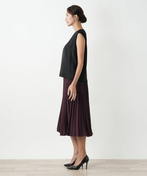 Leilian PLUS HOUSE / レリアンプラスハウス ロング・マキシ丈スカート | プリーツスカート【BOURGE】 | 詳細5