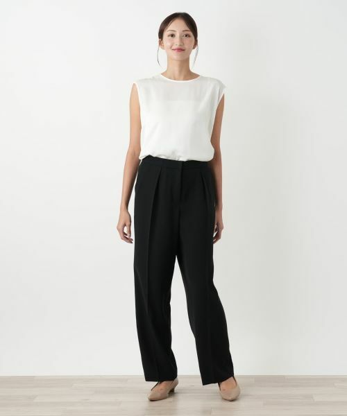 Leilian PLUS HOUSE / レリアンプラスハウス その他パンツ | タックパンツ【BOURGE】 | 詳細1