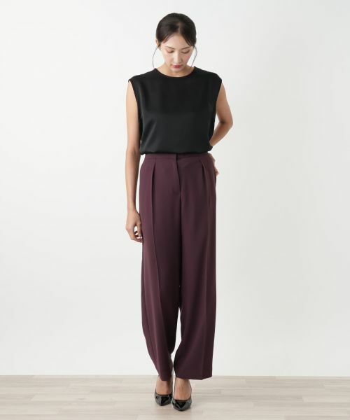 Leilian PLUS HOUSE / レリアンプラスハウス その他パンツ | タックパンツ【BOURGE】 | 詳細4