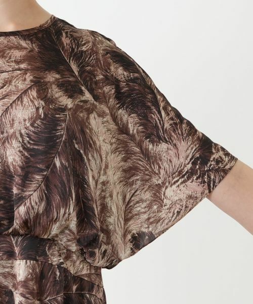 Leilian PLUS HOUSE / レリアンプラスハウス ドレス | プリントワンピース【BOURGE】 | 詳細12