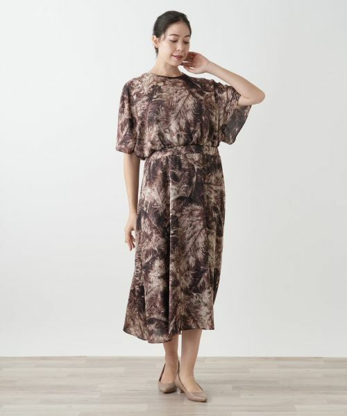 Leilian PLUS HOUSE / レリアンプラスハウス ドレス | プリントワンピース【BOURGE】 | 詳細4