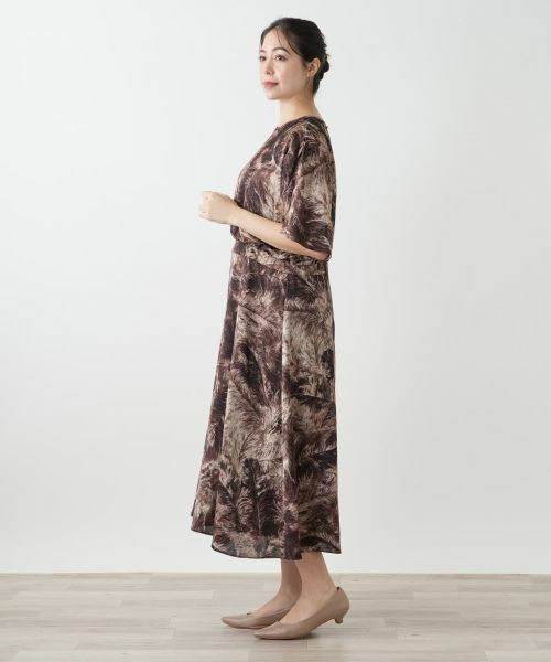 Leilian PLUS HOUSE / レリアンプラスハウス ドレス | プリントワンピース【BOURGE】 | 詳細5