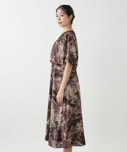 Leilian PLUS HOUSE / レリアンプラスハウス ドレス | プリントワンピース【BOURGE】 | 詳細8