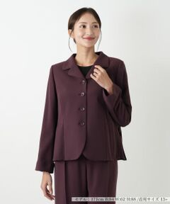 Leilian PLUS HOUSE / レリアンプラスハウス テーラードジャケット | ペプラムジャケット【BOURGE】